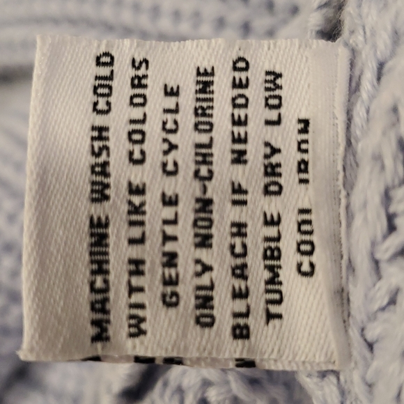525 America Cotton Sweater Periwinkle Size S NWOT - Picture 6 of 7